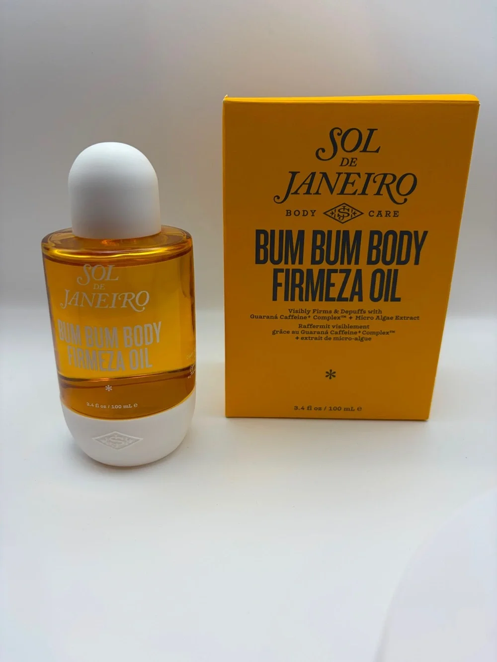 Sol de Janeiro Bum Bum Body Firmaza Oil - Yellow and White